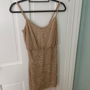 Adrianna Papell beaded cocktail dress